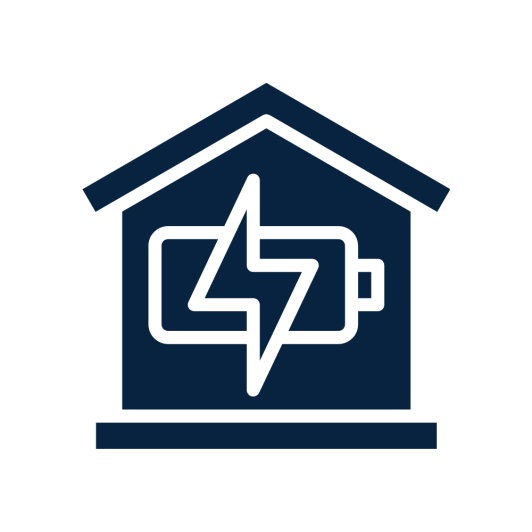Home solar battery setup with rebate