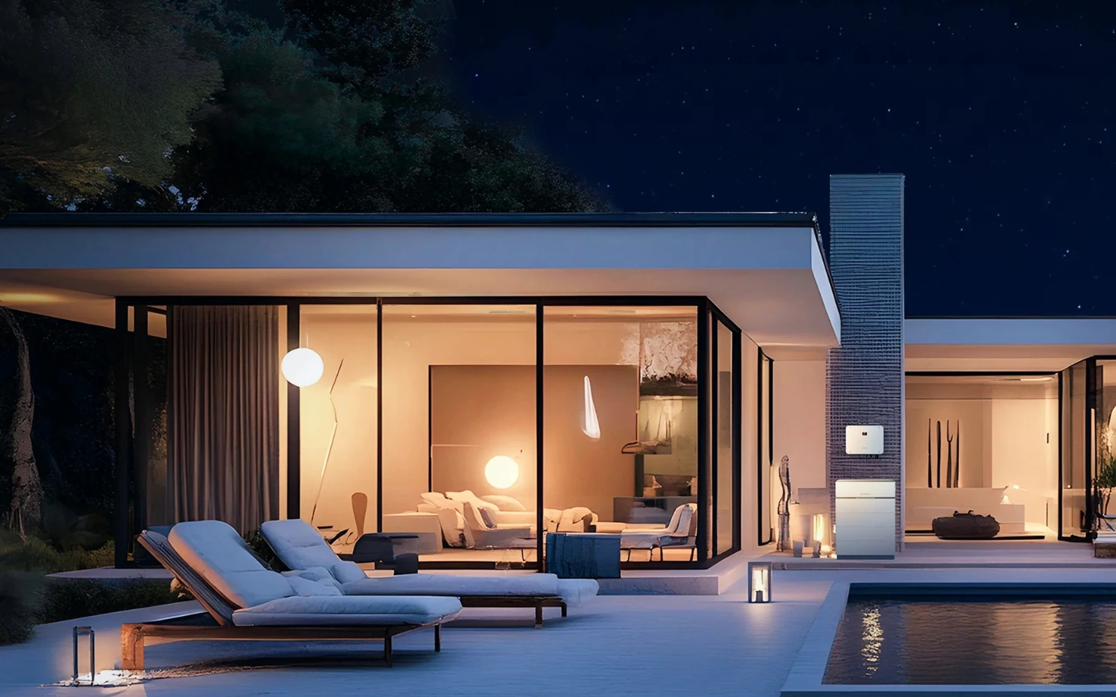 Sungrow battery and hybrid inverter installed as a connected home energy system